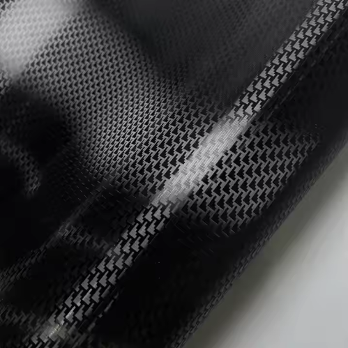 Matte Carbon Fiber Aircraft Black Car Vinyl Wrap PET