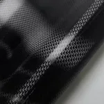 Matte Carbon Fiber Aircraft Black Car Vinyl Wrap PET