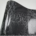 Matte Carbon Fiber Meta Cosmic Black Car Vinyl Wrap PET