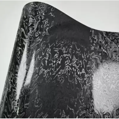 Matte Carbon Fiber Meta Cosmic Black Car Vinyl Wrap PET 02