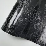 Matte Carbon Fiber Meta Cosmic Black Car Vinyl Wrap PET