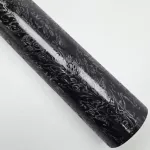 Matte Carbon Fiber Meta Cosmic Black Car Vinyl Wrap PET
