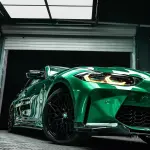 Best Gloss Metallic Isle Of Man Green Car Vinyl Wrap