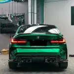 Best Gloss Metallic Isle Of Man Green Car Vinyl Wrap