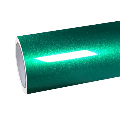 Best Gloss Metallic Isle Of Man Green Car Vinyl Wrap PET 01