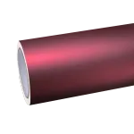Matte Chrome Metallic Romance Red Car Vinyl Wrap PET