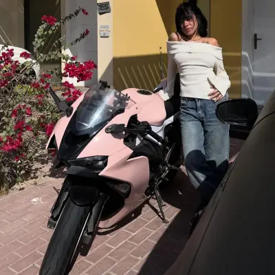 Gloss Pearl Baby Pink Car Vinyl Wrap PET 02