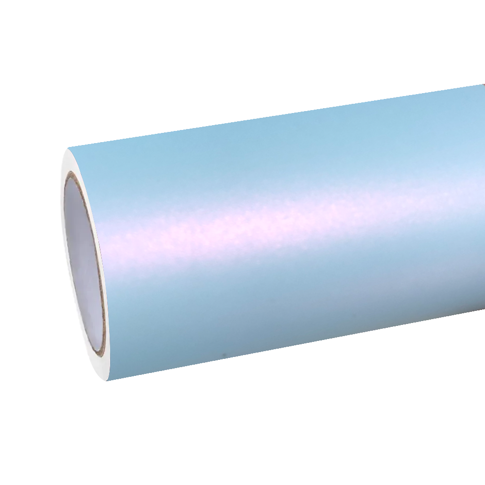 Matte Chameleon Pink Blue Car Vinyl Wrap PET