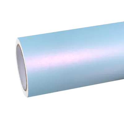 Matte Chameleon Pink Blue Car Vinyl Wrap PET 01