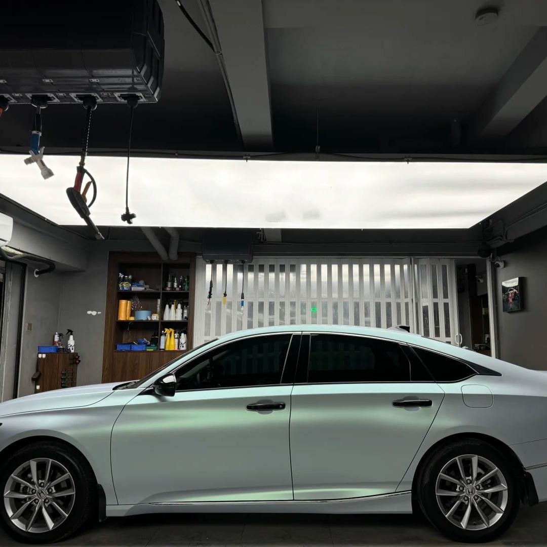 Matte Metallic Chameleon Green Blue Car Vinyl Wrap