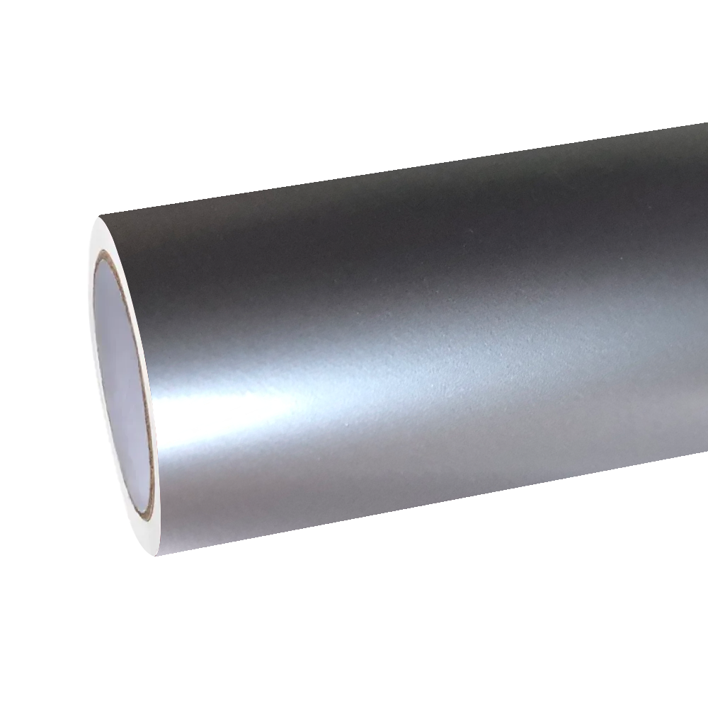 Ultra Matte Metallic Liquid Silver Car Vinyl Wrap PET