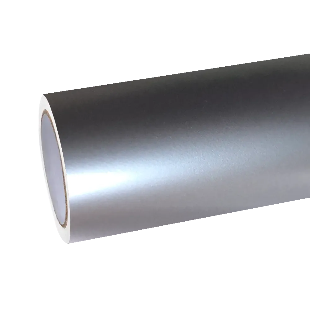 Matte Metallic Liquid Silver Car Vinyl Wrap PET