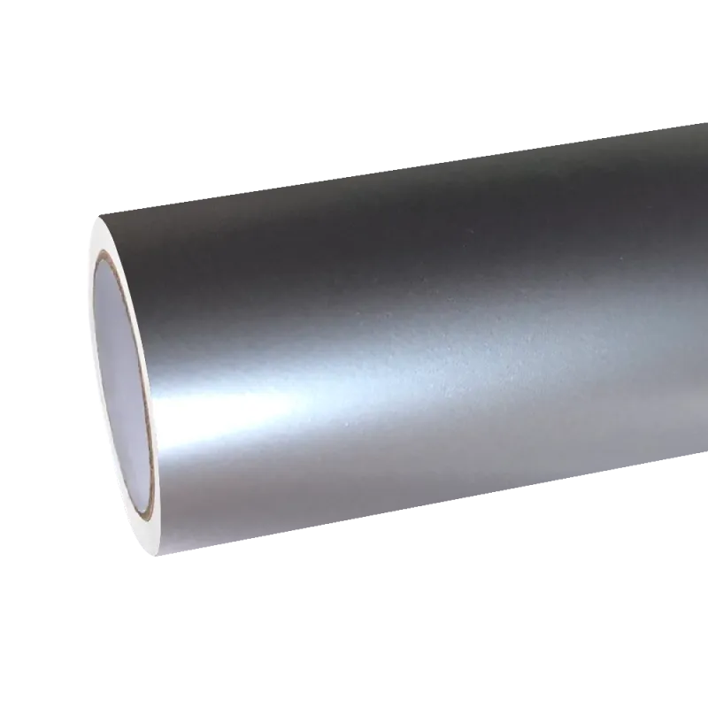 Matte Metallic Liquid Silver Car Vinyl Wrap PET