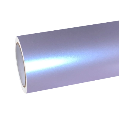 Matte Metallic Silver Purple Car Vinyl Wrap PET 01