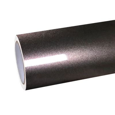 Gloss Metallic Metal Brown Car Vinyl Wrap PET 01