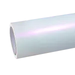 Gloss Metallic Chameleon Pearl Pink White Car Vinyl Wrap