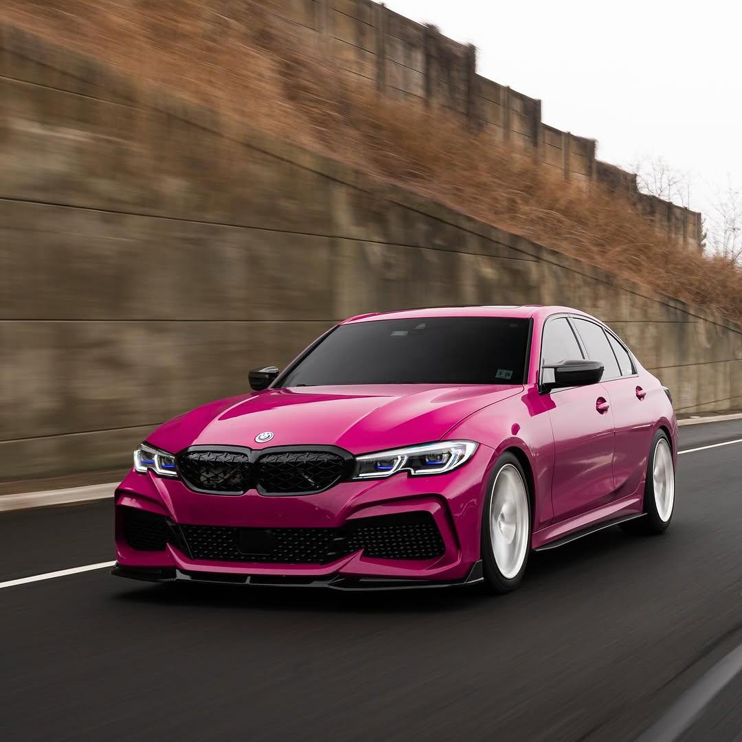 Gloss Ruby Star Car Vinyl Wrap