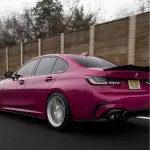 Gloss Ruby Star Car Vinyl Wrap