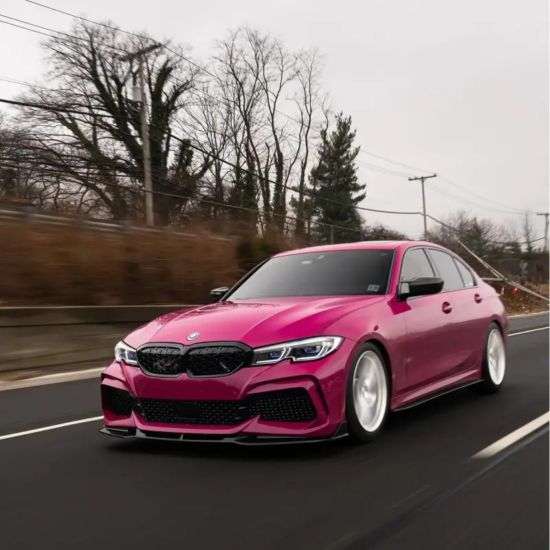 Gloss Ruby Star Car Vinyl Wrap