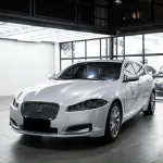 Glossy Shell White Car Vinyl Wrap Audi Tesla