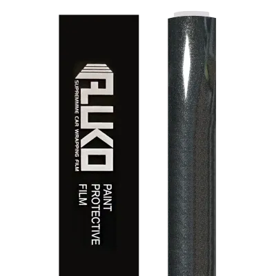 TPU BMW Gloss Metallic Diamond Graphite Grey Car Vinyl Wrap 02