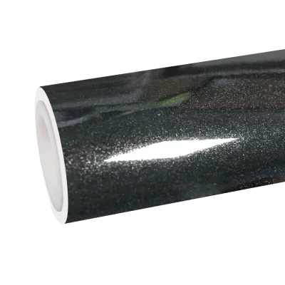 TPU BMW Gloss Metallic Diamond Graphite Grey Car Vinyl Wrap 01