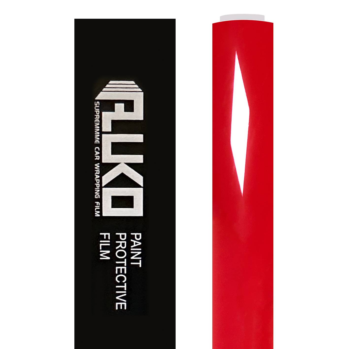 TPU Gloss Ferrari Red Colored PPF Paint Protection Film