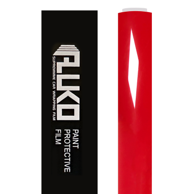 TPU Gloss Ferrari Red Colored PPF Paint Protection Film 02