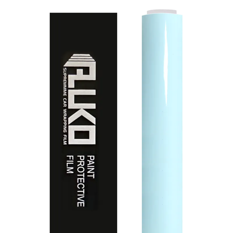 TPU Gloss Light Blue Car Vinyl Wrap Sale