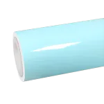 TPU Gloss Light Blue Car Vinyl Wrap Sale