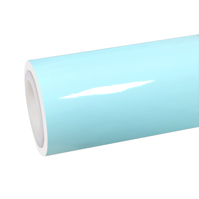 TPU Gloss Light Blue Colored PPF Paint Protection Film 01
