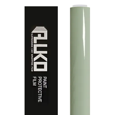 TPU Gloss Light Khaki Green Colored PPF Paint Protection Film 02