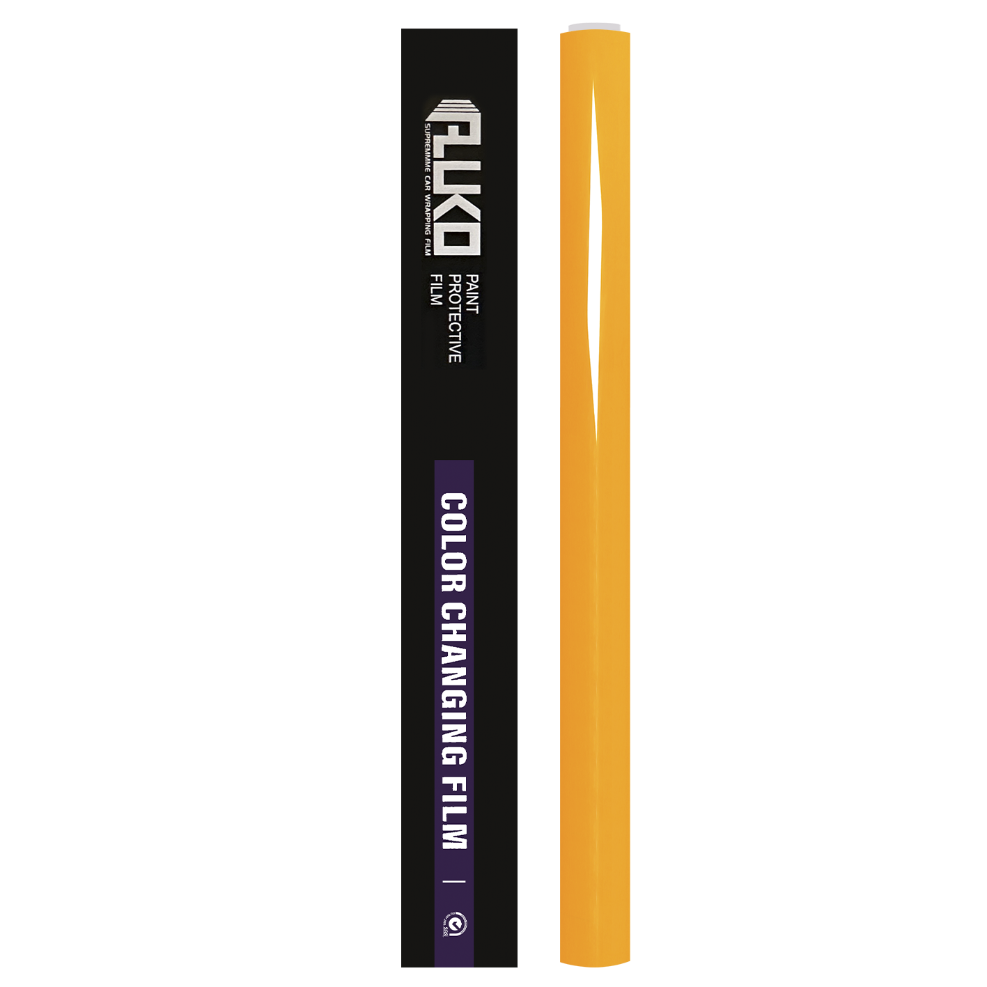 TPU Gloss Mclaren Orange Colored PPF Paint Protection Film