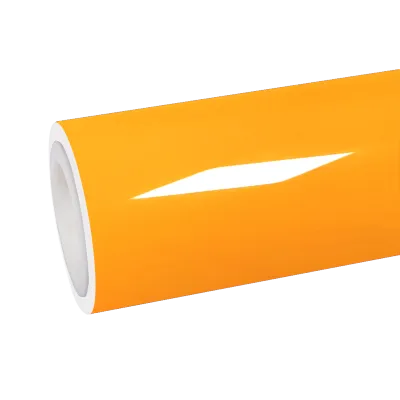 TPU Gloss Mclaren Orange Car Vinyl Wrap  01