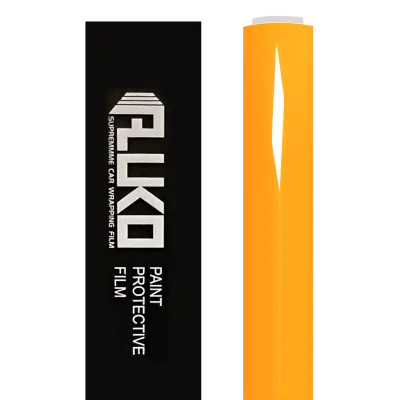 TPU Gloss Mclaren Orange Colored PPF Paint Protection Film 02