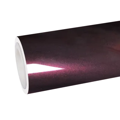 TPU Gloss Metallic Black Rose Car Vinyl Wrap 01