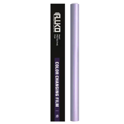 TPU Gloss Metallic Chameleon Pink Grey Car Vinyl Wrap 02