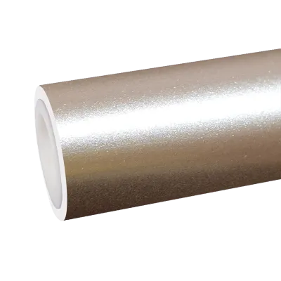 TPU Gloss Metallic Champagne Gold Car Vinyl Wrap 01