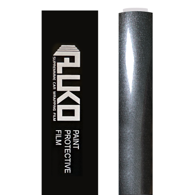 TPU Gloss Metallic Charcoal Grey Colored PPF Paint Protection Film 02
