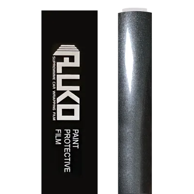 TPU Gloss Metallic Charcoal Grey Paint Protection Film 02