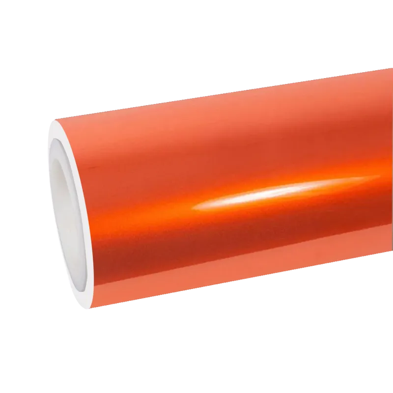 TPU Gloss Metallic Fiery Orange Paint Protection Film