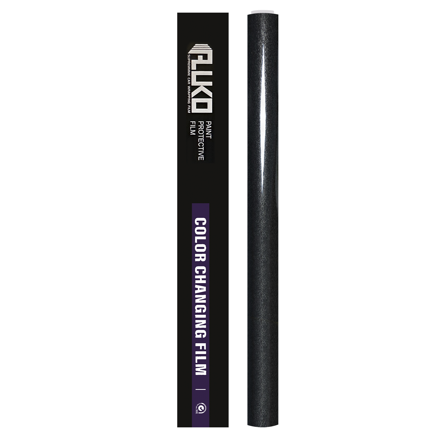 TPU Gloss Metallic Gold Black Colored PPF Paint Protection Film