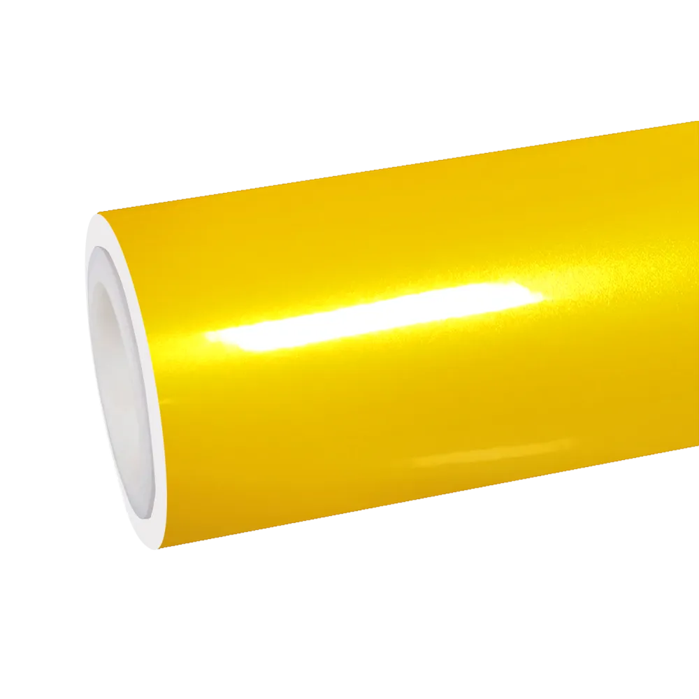 TPU Gloss Metallic Golden Yellow Paint Protection Film
