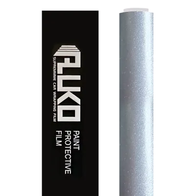 TPU Gloss Metallic GT Silver Car Vinyl Wrap 02