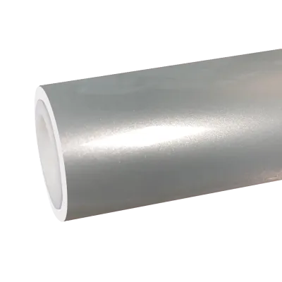 TPU Gloss Metallic Martin Silver Grey Car Vinyl Wrap Porsche 01