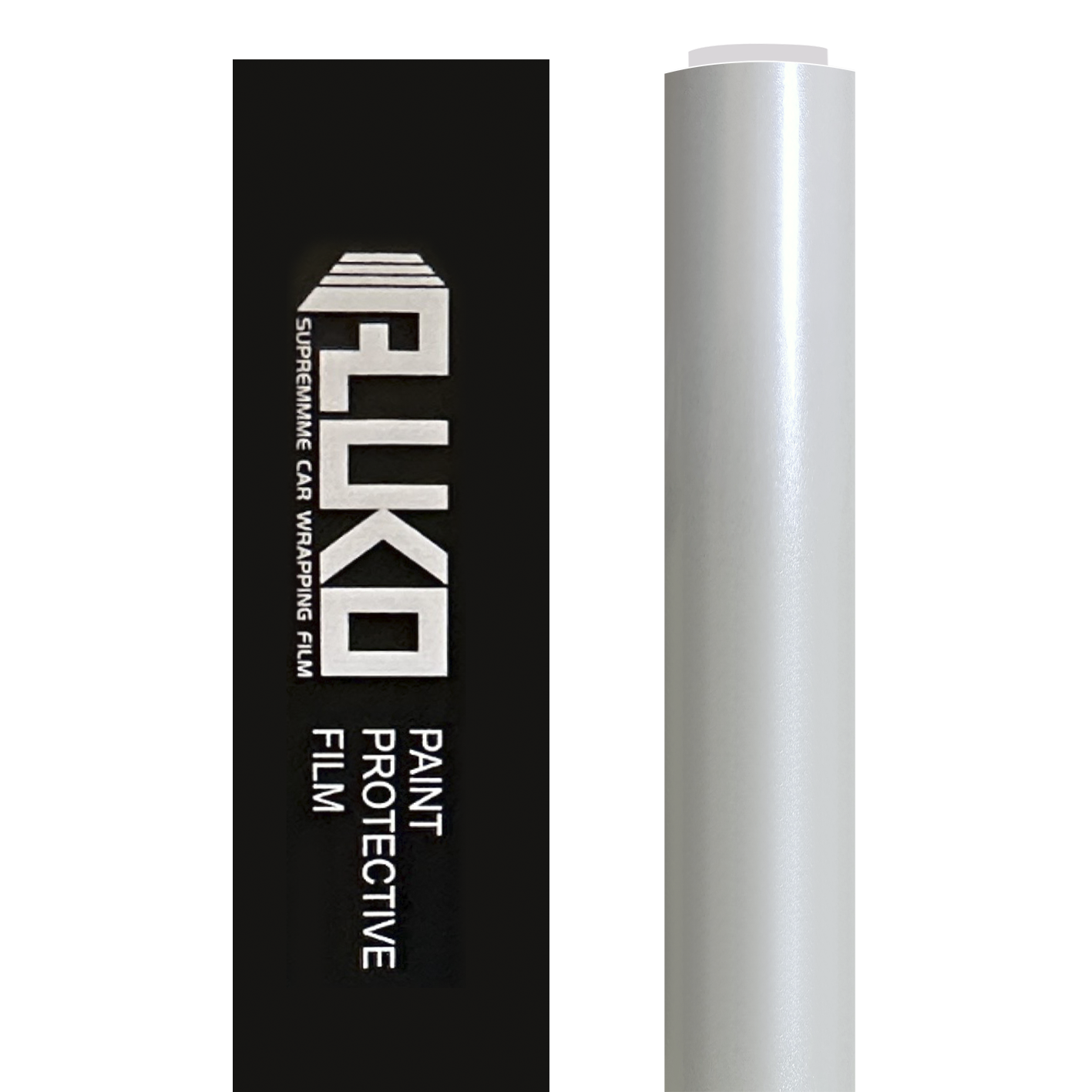 TPU Gloss Metallic Metal White Colored PPF Paint Protection Film