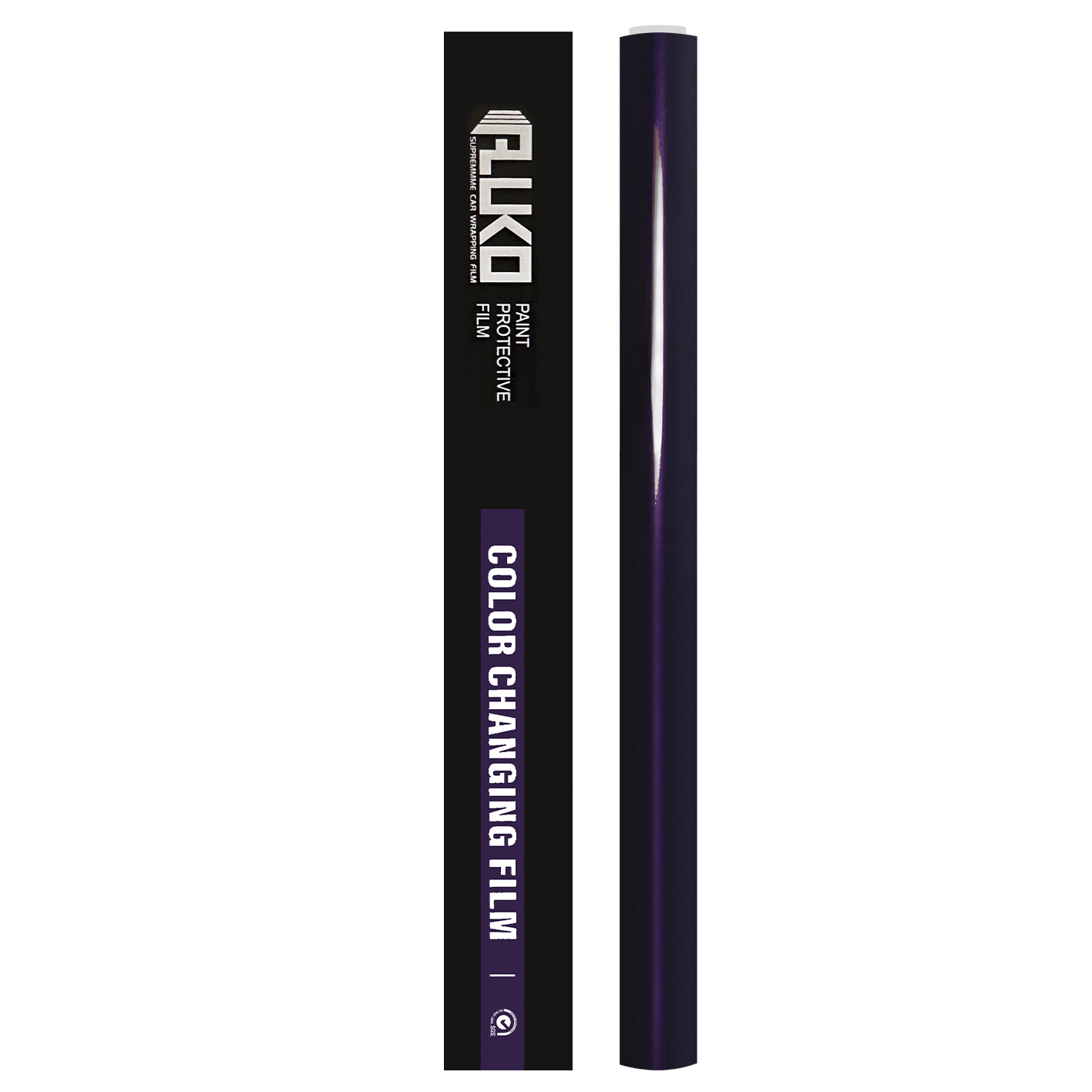 TPU Gloss Metallic Midnight Purple Colored PPF Paint Protection Film