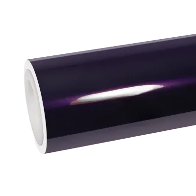 TPU Gloss Metallic Midnight Purple Car Vinyl Wrap Ford Mustang BMW 01