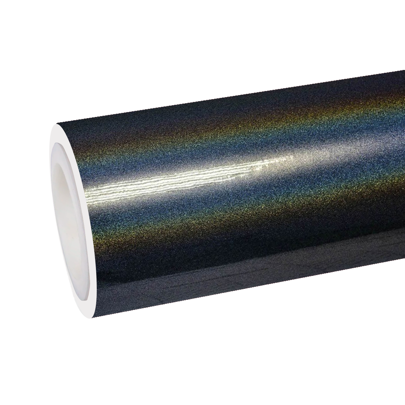 Gloss Metallic Rainbow Laser Black Color PPF Paint Protection Film  