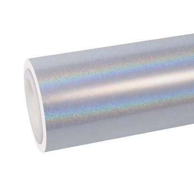 TPU Gloss Metallic Rainbow Laser White Colored PPF Paint Protection Film 01